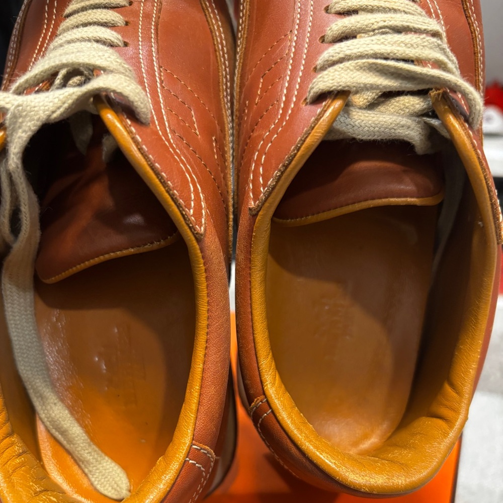 Authentic Hermes Quick Leather Sneakers - Picture 12 of 15